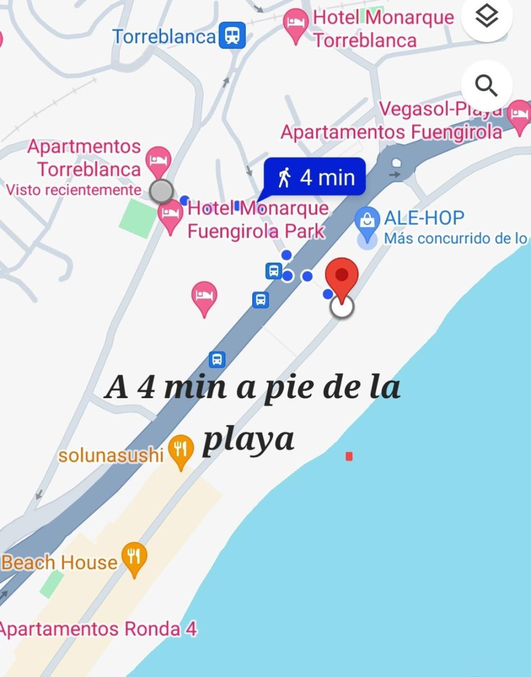 Estudio Con Piscina Y Parking, Playa A 4 Min A Pie, Tren A 2 Min Fuengirola Exterior foto